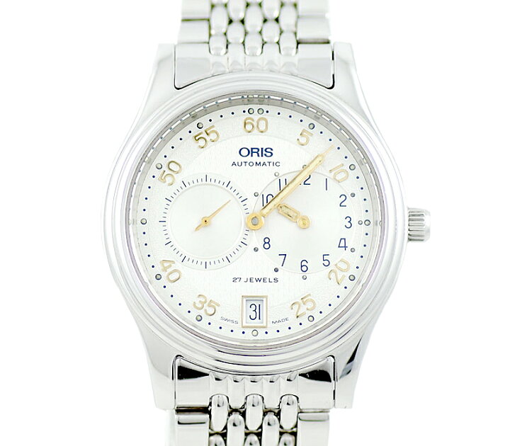 楽天市場】ORIS オリス レギュレーター クラシック デイト 7473 裏スケ 