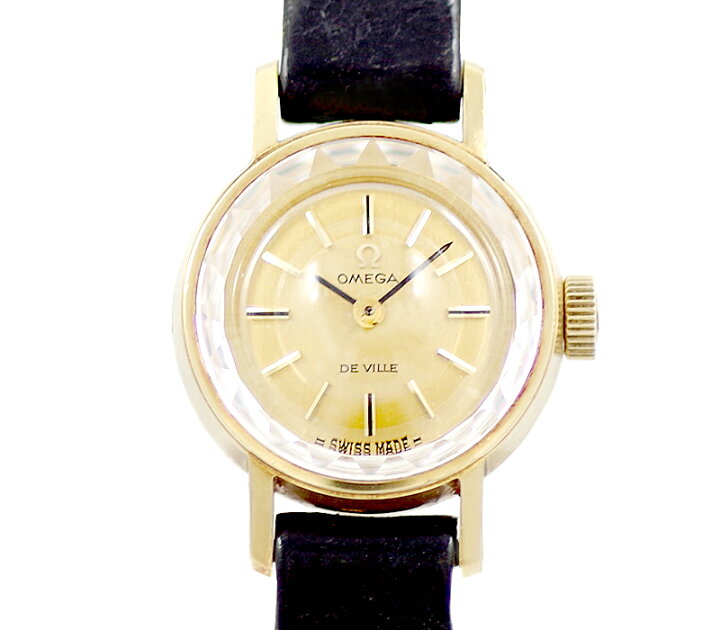 楽天市場】希少品 OMEGA オメガ カットガラス 金無垢 511.227 Cal.485  