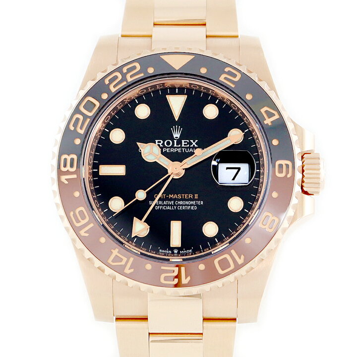 楽天市場】ROLEX ロレックス GMTマスターII 126715CHNR ルートビア 金 
