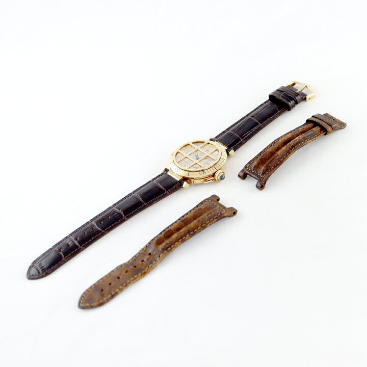 楽天市場】Cartier カルティエ パシャ グリッド 金無垢 38mm K18YG 