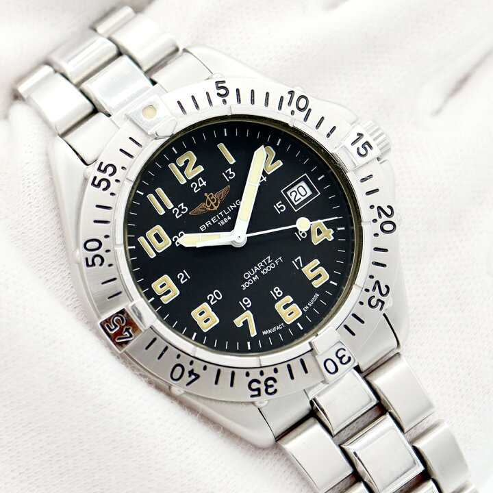 楽天市場】電池交換済 BREITLING ブライトリング コルト A57035 デイト  