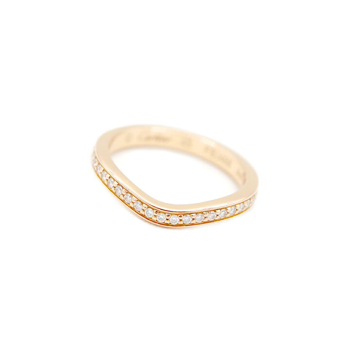 楽天市場】Cartier カルティエ バレリーナ ハーフエタニティ K18PG 
