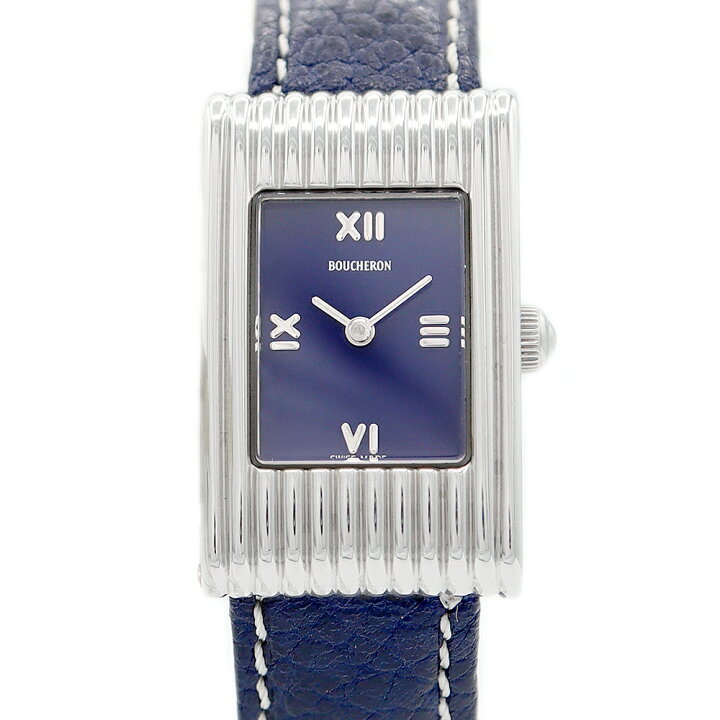 楽天市場】電池交換済 BOUCHERON ブシュロン リフレ 青 ブルー  