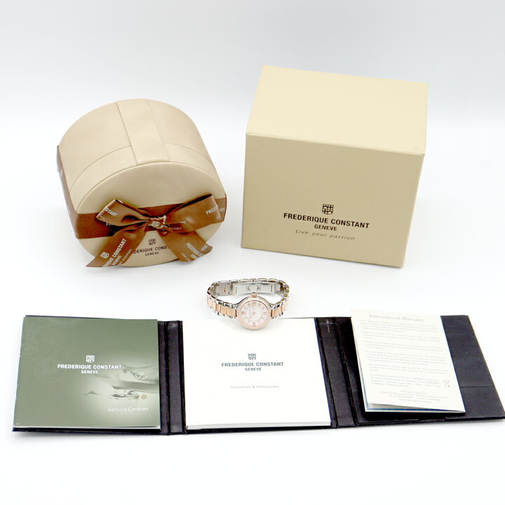 楽天市場】ほぼ新品 電池交換済 FREDERIQUE CONSTANT フレデリック 