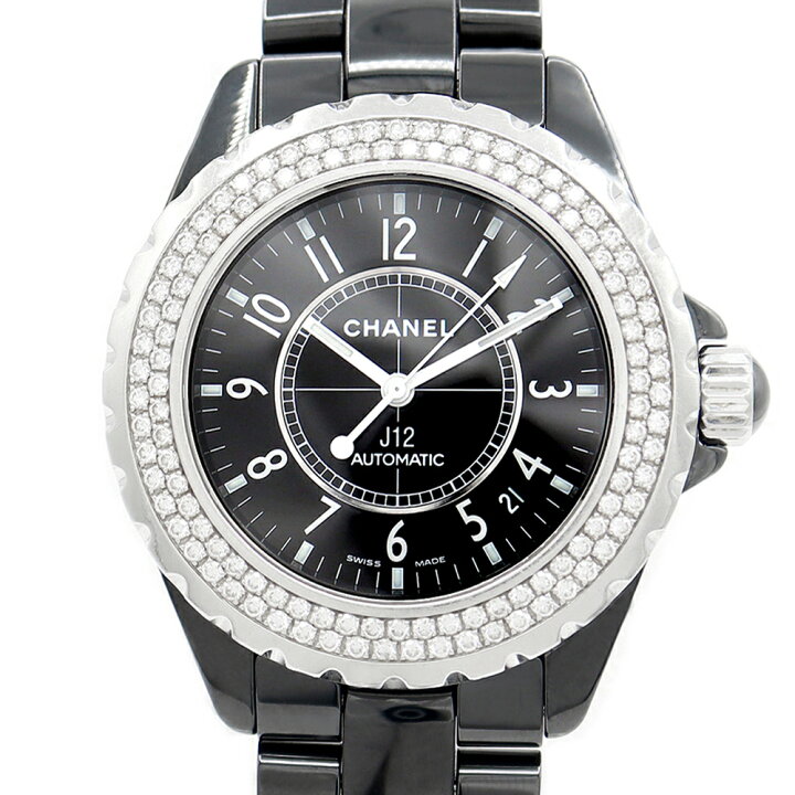 楽天市場】CHANEL シャネル J12 38mm H0950 純正ダイヤモンド 2重 