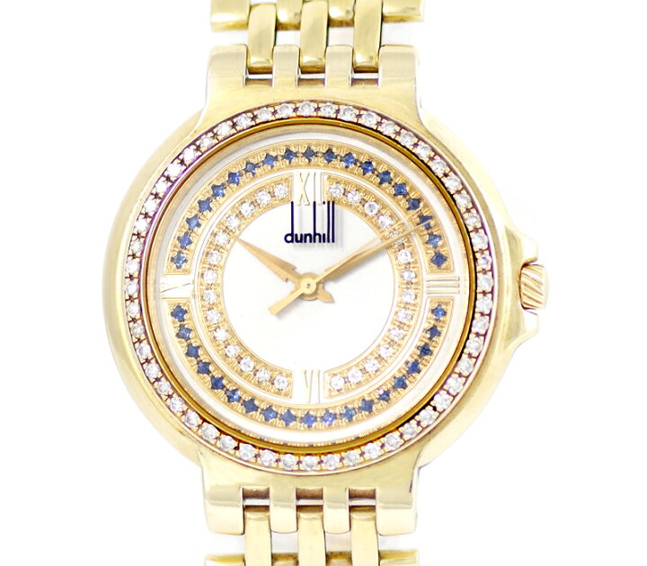 楽天市場】電池交換済 dunhill ダンヒル エリート ダイヤモンドベゼル  