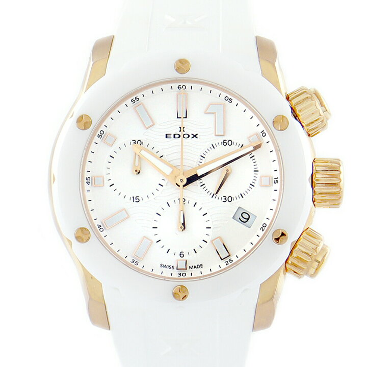 楽天市場】電池交換済 EDOX エドックス クロノオフショア1 10225-37RB  