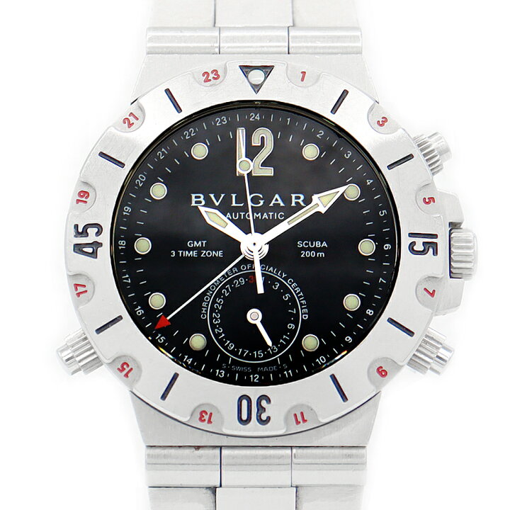 楽天市場】BVLGARI ブルガリ ディアゴノ スクーバ GMT クロノグラフ 