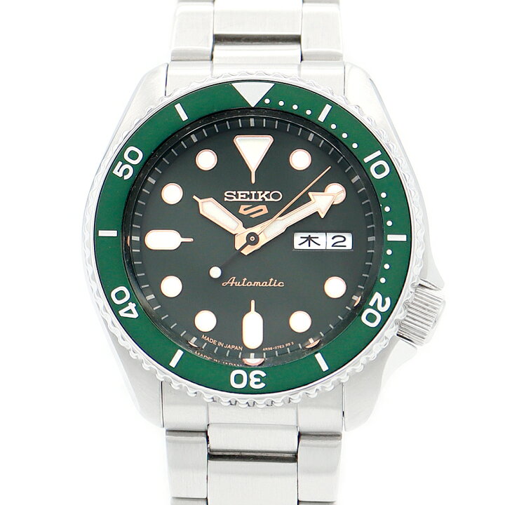 楽天市場】SEIKO セイコー 5スポーツ 4R36-07G0 SBSA013 デイデイト 緑  