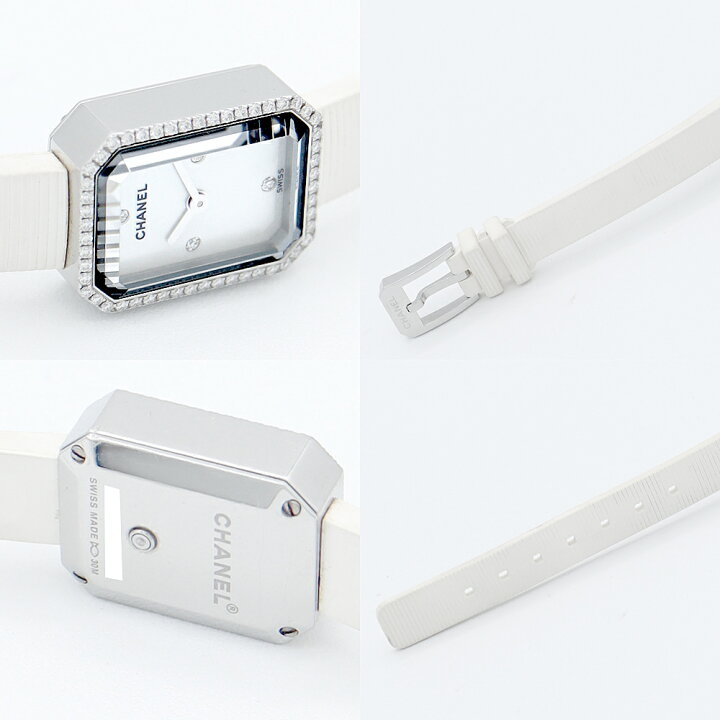 楽天市場】電池交換済 CHANEL シャネル プルミエール H2433 白  