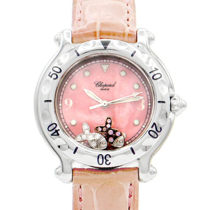 電池交換済 Chopard ショパール ハッピースポーツ ハッピーフィッシュ  