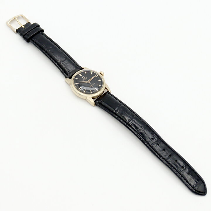 楽天市場】OMEGA オメガ シーマスター Cal.470 17石 黒 ブラック YGP 