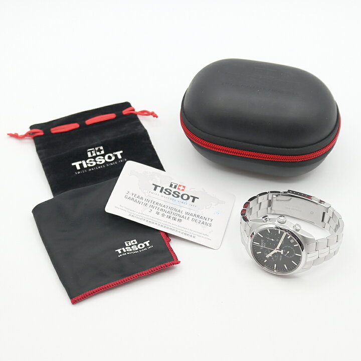 楽天市場】電池交換済 TISSOT ティソ PR100 クロノグラフ T101 417 11  
