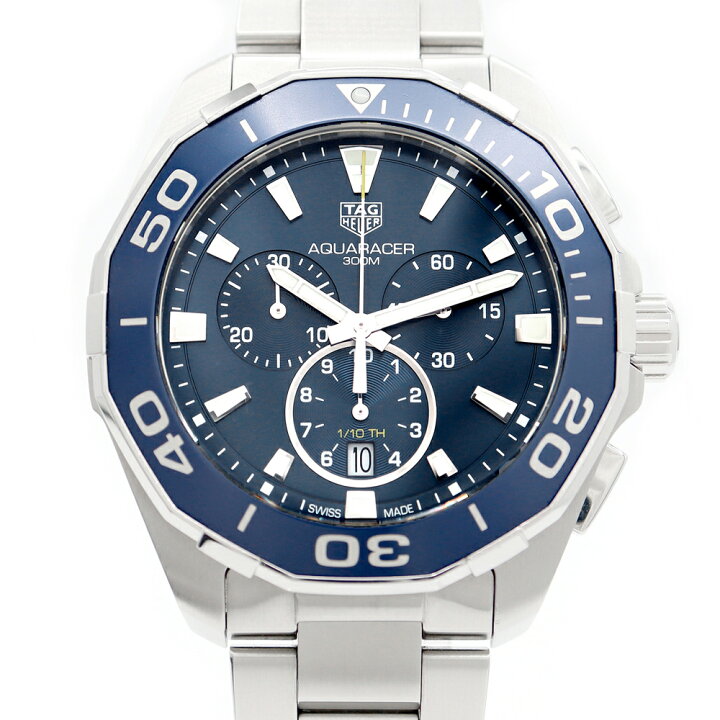 楽天市場】電池交換済 TAG Heuer タグホイヤー アクアレーサー クロノ  