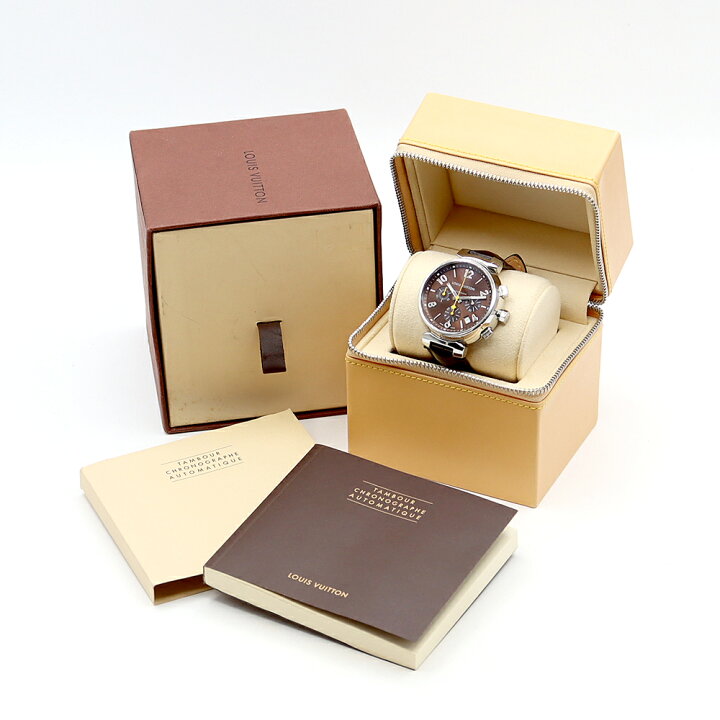 楽天市場】内部点検済 LOUIS VUITTON ルイヴィトン タンブール クロノ  