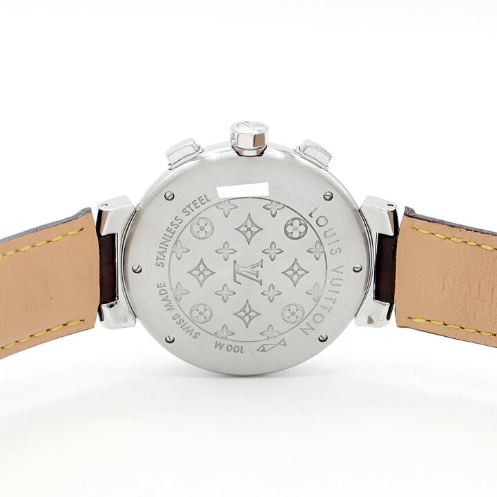 楽天市場】内部点検済 LOUIS VUITTON ルイヴィトン タンブール クロノ  