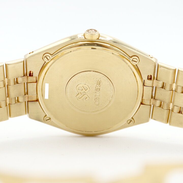 SEIKO デイト ゴールド文字盤 メンズ 腕時計 稼働品 新品電池 楽天市場 