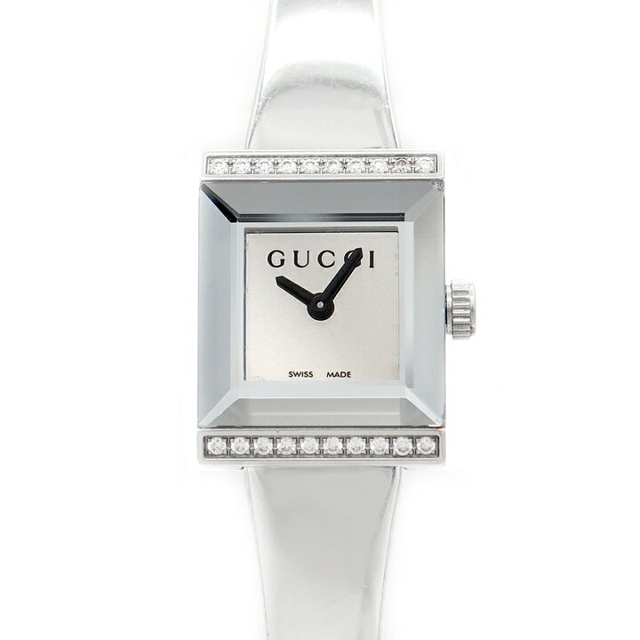 楽天市場】電池交換済 GUCCI グッチ Gフレーム ダイヤベゼル 128.5 