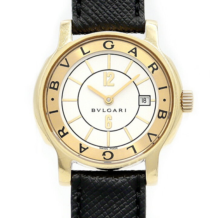 楽天市場】電池交換済 BVLGARI ブルガリ ソロテンポ ST29G ST29WGLD 