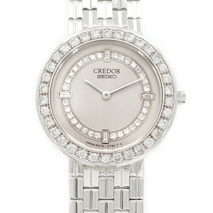 楽天市場】電池交換済 SEIKO セイコー CREDOR クレドール ダイヤベゼル  