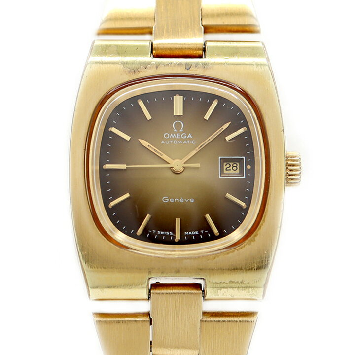 楽天市場】OMEGA オメガ ジュネーブ 566.0075 Cal.624 デイト 茶 