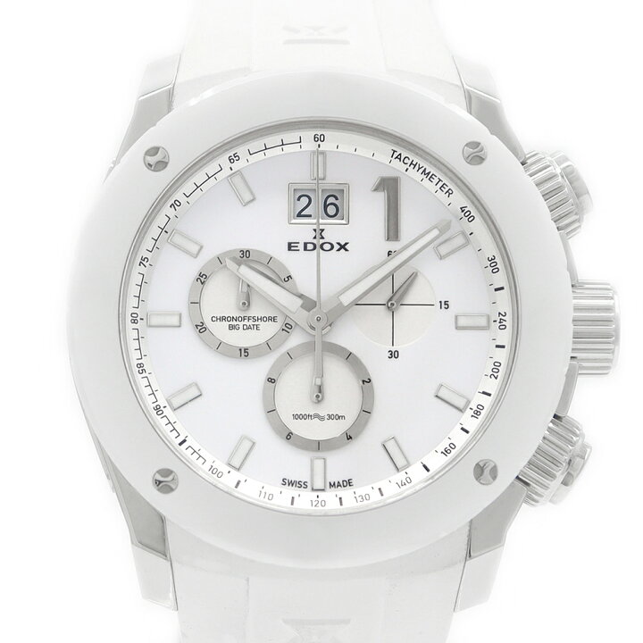 楽天市場】電池交換済 EDOX エドックス クラスワン クロノオフショア1 