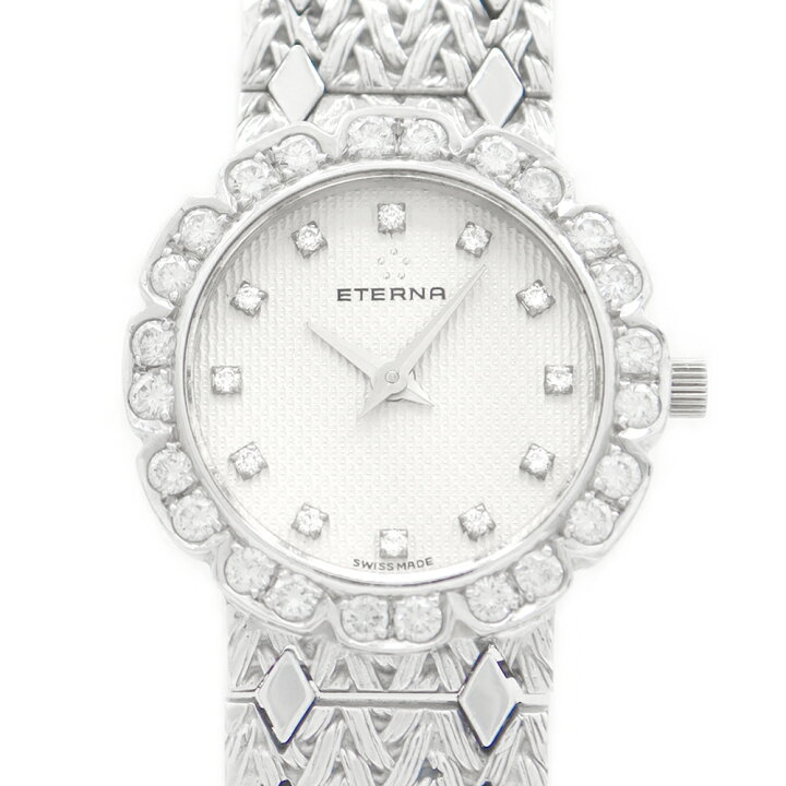 楽天市場】電池交換済 ETERNA エテルナ 12Pダイヤ ダイヤモンドベゼル 