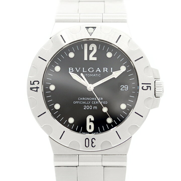 楽天市場】BVLGARI ブルガリ ディアゴノ スクーバ SD38S デイト 200m  