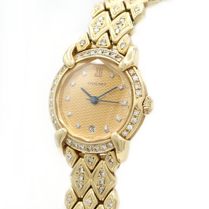 楽天市場】電池交換済 CHAUMET ショーメ グリフィス フルダイヤモンド  