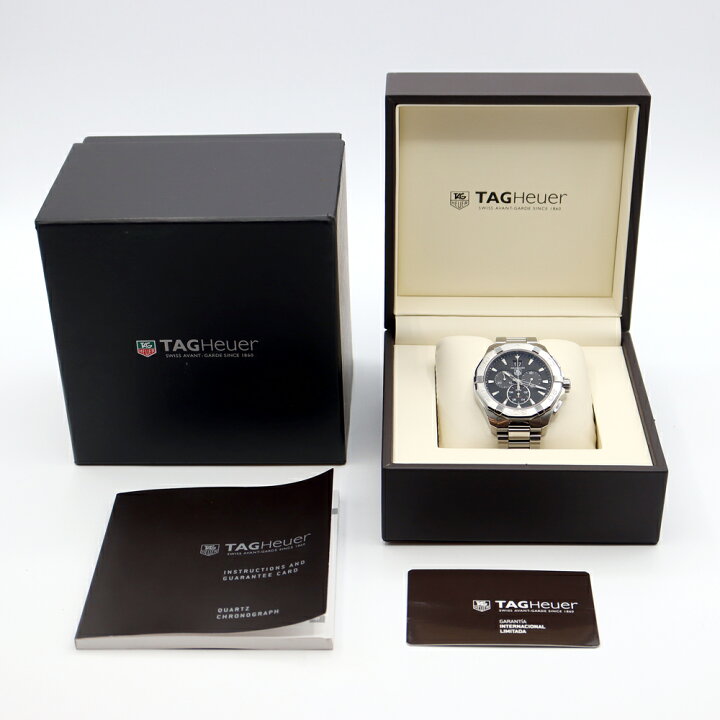 楽天市場】電池交換済 TAG Heuer タグホイヤー アクアレーサー クロノ  
