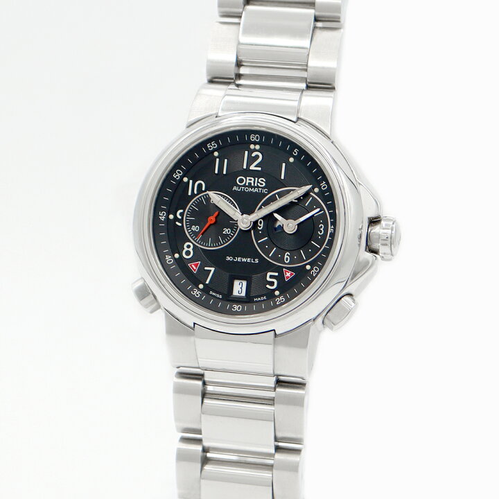 楽天市場】内部点検済 ORIS オリス クラシック ワールドタイマー GMT 