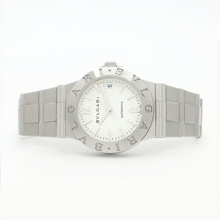 楽天市場】BVLGARI ブルガリ ディアゴノ スポーツ LCV35S デイト 白  