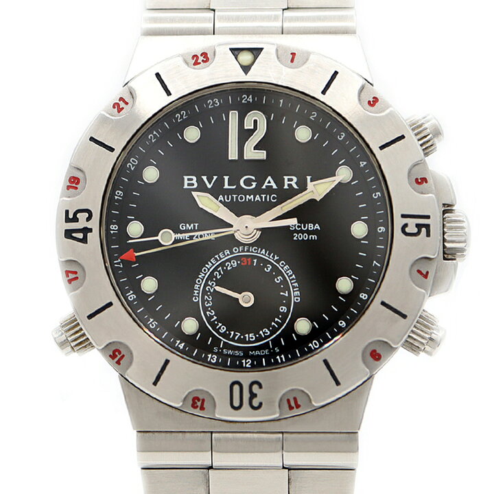 楽天市場】BVLGARI ブルガリ ディアゴノ スクーバ GMT SD38SGMT デイト  