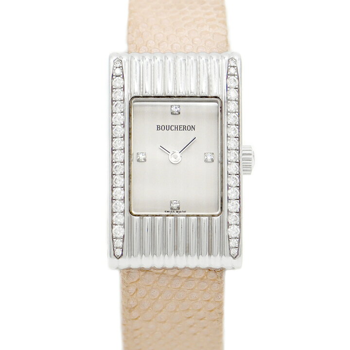 楽天市場】電池交換済 BOUCHERON ブシュロン リフレ ダイヤべゼル 4P 