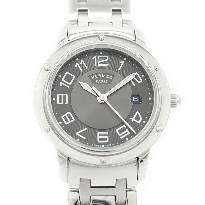 楽天市場】電池交換済 HERMES エルメス クリッパー CP1.310 デイト 