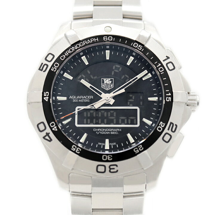 楽天市場】電池交換済 TAG Heuer タグホイヤー アクアレーサー クロノ  