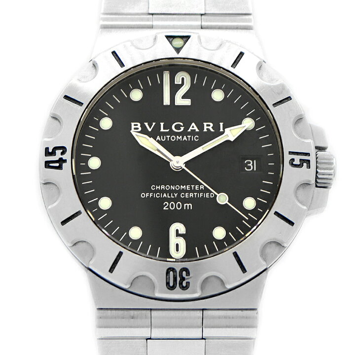 楽天市場】BVLGARI ブルガリ ディアゴノ スクーバ SD38S デイト 200m  
