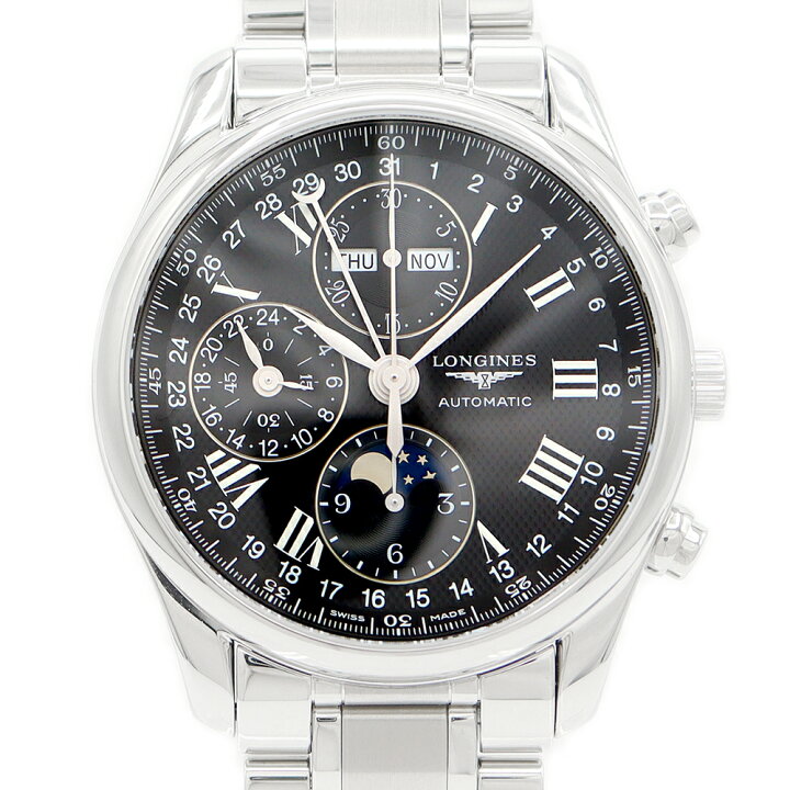楽天市場】ほぼ新品 LONGINES ロンジン マスターコレクション クロノ  