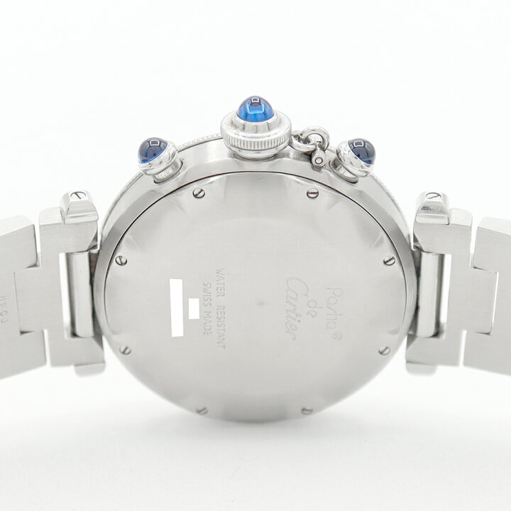 楽天市場】電池交換済 Cartier カルティエ パシャ 38mm クロノグラフ 