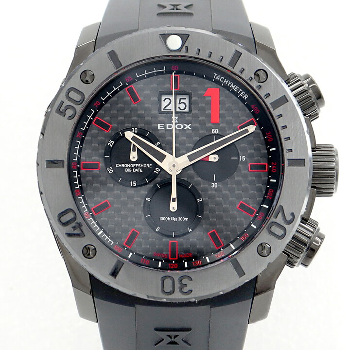 楽天市場】電池交換済 EDOX エドックス クラスワン クロノオフショア 