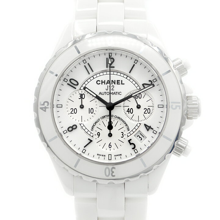 楽天市場】CHANEL シャネル J12 クロノグラフ 41mm H1007 デイト 200m  
