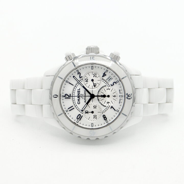 楽天市場】CHANEL シャネル J12 クロノグラフ 41mm H1007 デイト 200m  