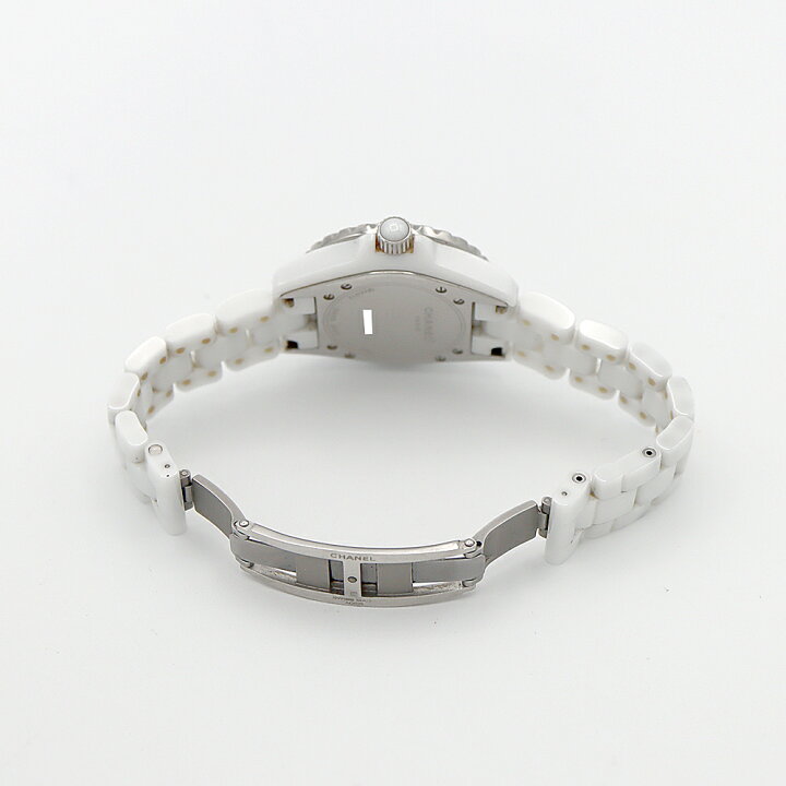 楽天市場】電池交換済 CHANEL シャネル J12 33mm 二重ダイヤベゼル  