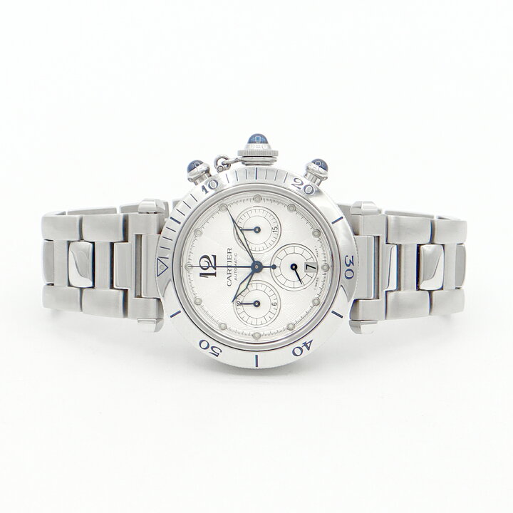 楽天市場】Cartier カルティエ パシャ クロノグラフ 38mm W31030H3  