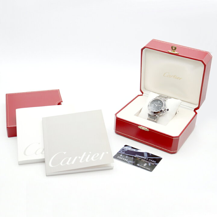 楽天市場】Cartier カルティエ パシャ シータイマー W31077M7 デイト  