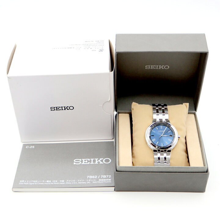 楽天市場】SEIKO セイコー セレクション 7B62-0AA0 デイト 青 ブルー 