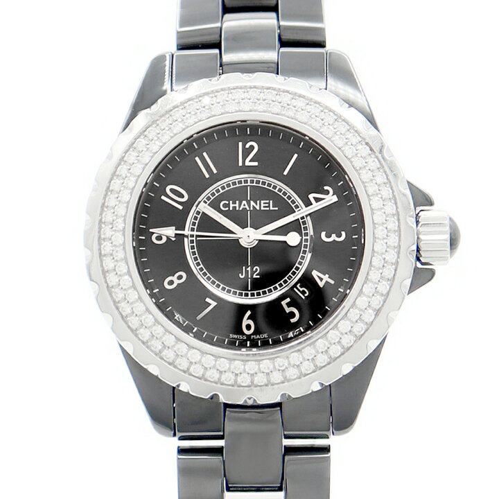楽天市場】電池交換済 CHANEL シャネル J12 33mm H0949 ダイヤモンド 2  