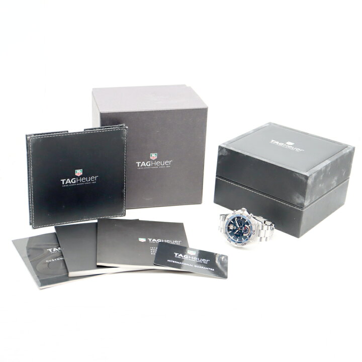 楽天市場】電池交換済 TAG Heuer タグホイヤー アクアレーサー クロノ  
