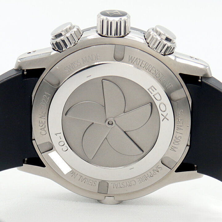 楽天市場】電池交換済 EDOX エドックス クロノオフショア1 クロノ  