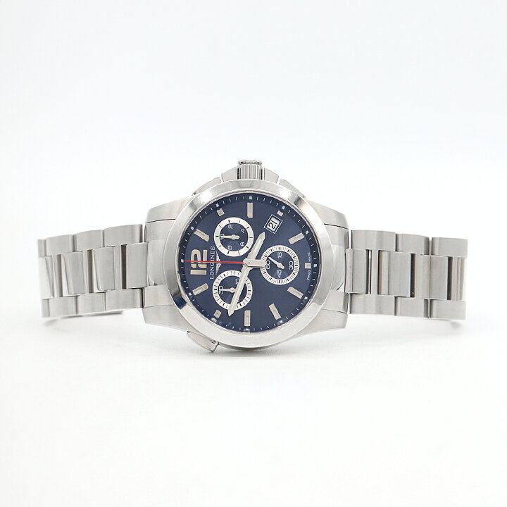 楽天市場】電池交換済 LONGINES ロンジン ハイドロコンクエスト クロノ  